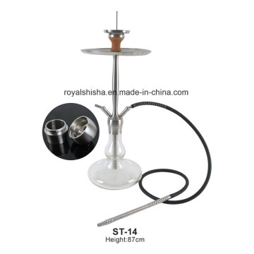 Tubulação De Água De Fumar Kaya Shisha De Aço Inoxidável